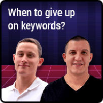 Wild PPC Bunch - When to give up on keywords